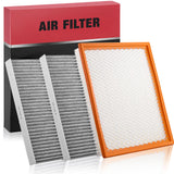 BDFHYK CA7440 Engine Air Filter and CF10553 Cabin Air Filter Compatible with Nissan Frontier NV1500 NV2500 NV3500 Pathfinder Xte
