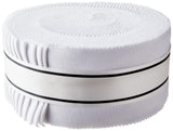 Robert Kaufman RU19040 Strips, 2.5inch, White