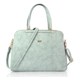 Adisa Two Tone Handbag 3 Compartments Shoulder Bag For Women And Girls With Sling Belt (Ad4084-Grn),Sea Green,,B0F6W1K3CK