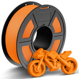 TECBEARS Rapid PETG Filament 1.75mm,High Speed 50-600mm/s 3D Printer Filament, High Toughness PETG, Orange 1KG