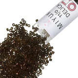 Miyuki Delica Seed Beads - Size 11/0 (1.6 mm), DB123, Transparent Olive Luster, 7.2 g, Approx. 1440 Beads, Made in Japan