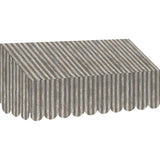 CORRUGATED METAL AWNING
