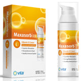 Vita Sciences Maxasorb Vitamin D3 Cream for Psoriasis Relief and Healthy Skin Care ItchFree, ParabenFree Formula with 1000 I