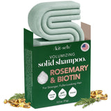 Kitsch Rosemary & Biotin Shampoo Bar - For Hair Growth, Strengthening, Thickening & Volumizing Shampoo for Women and Men - Free