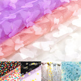 Tulle Fabric by Yard Flower Embroidery Mesh Lace Fabric Soft Tulle Lace Fabric for DIY Clothing Dress Design Women Gown Wedding