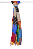 Prijam WomenS Art Silk Stole (R 24_Multicoloured_Regular)