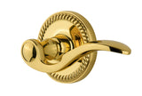 Grandeur 824407, Single Dummy, Lifetime Brass Newport Rosette Right Handed Knob with Bellagio Lever
