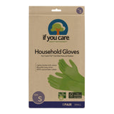 If You Care Small Cotton Flock Lined Protective Gloves, 1 Pair (Pack of 6)