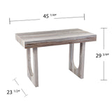 Sei Furniture Chadkirk Writing Desk, Brown Faux Marble (Amz7336211Oh)