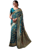 Sugathari Womens Banarasi Saree Pure Kanjivaram Silk Saree Soft new ladies 2023 Design Wear Pattu Sarees Latest Party Sari colle