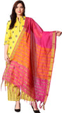 Anni Designer Women'S Cotton Straight Kurta With Palazzo & Dupatta (Sab110_Xxl_Maroon_Xx-Large),Maroon,2XL