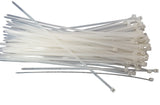 NiftyPlaza 8 Inch 75 lb Cable Zip Ties 100 Pack UV Weather Resistant Nylon Wrap HEAVY DUTY 75 Pounds TENSILE Strength Profes