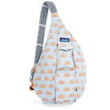 Kavu Original Rope Bag, Cotton Canvas Crossbody For Travel, Sunrays