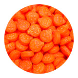 NCS Orange Jack O Latern Pumpkin Edible Candy Cake Toppers, 8 ounces