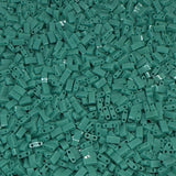 Miyuki Half Tila Beads - 2 Hole Rectangle Beads, 5x2.3x1.9 mm, 5 Grams Glass Beads Turquoise (HTL412)