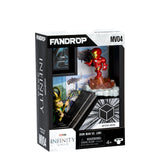 Fandrop MV04-Mavel Studios The Avengers - Iron Man VS. Loki, Combines an Epic Diorama, Artifacts & Scene Marker Creating A Disp