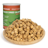 MON2SUN Freeze Dried Salmon Cat and Dog Treats, Single Ingredient Natural and Healthy Dog Snacks, High Protein Training Treats &