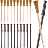 Chinco 20 Pcs Wand Pencils Party Favors Witch Broom Pencils Bulk Set, Halloween Wand Theme Birthday Goody Bag Filler Favors for