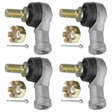 Caltric Two Sets Of Tie Rod End Kit Compatible with Honda Trx125 Trx-125 Fourtrax 125 1985 1986 1987 1988