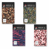 Anupam Camouflage Writing Pad 11X19Cm Lined Paper 65Gsm Wide Ruled 80 Sheets Notepad, Micro Perforated Notebook With Strong Back