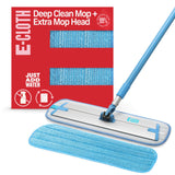 ECloth Deep Clean Mop with Extra Mop Replacement Head, Microfiber Mop, Perfect Floor Cleaner for Hardwood, Laminate, Tile and S