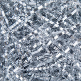 Caleihd Crinkle Cut Paper Shred Filler 1LB Shredded Paper for Gift Box Baskets Wrapping and Filling (Silver)