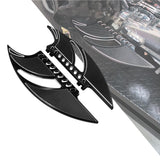HDBUBALUS Motorcycle Floorboards CNC Tomahawk Front Rear Footboards Footpegs Fit for Harley Touring Electra Glide Street Glide R