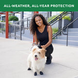 Pawz Rubber Dog Boots For Paws Up To 1, 12 Pack - All-Weather Dog Booties For Hot Pavement, Snow, Mud, And Rain - Waterproof,