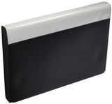 Pendaflex 82011 Poly Expanding File/hook and loop Closure, 13Pocket/Insertable Tabs, Letter, Black (82011)