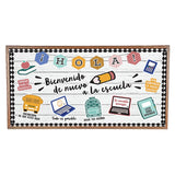 Fun Express Spanish Back to School Bulletin Board Set 46 Pc