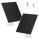 LIYVZ 5W Solar Panel for Ring with 8000mAh Battery, Compatible with Ring Spotlight Cam Plus & Stick Up Camera Solar Panel for Ri