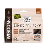 Earth Animal Wisdom Air-Dried from The Soil Recipe Premium Natural Insect-Based Jerky Strips Dog Treats, 4 oz. Bag