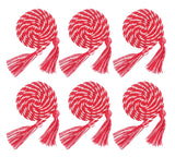 UIALECG 6 Pieces Graduation Cords,Red and White Honor Cords,68 Inch