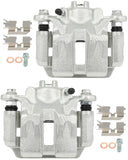 cciyu 19B2929 19B2928 Rear Left & Right Brake Calipers With Bracket For Honda For Odyssey 2005-2010