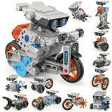 Jiakora 12-in-1 STEM Robot Kit Toys for Kids 8-12 12-16, DIY Robot Building Educational STEM Science Kits for Kids Age 8-12 12-1