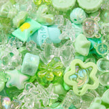 CYEENUT 500g Acrylic Assorted Beads Flower Star Butterfly Candy Acrylic Kawaii Beads for Keychain Bracelets Jewelry Making DIY P