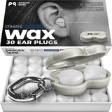 Peace&Quiet PQ Wax Ear Plugs for Sleeping - 30 Silicone Wax Earplugs for Sleeping and Swimming, Gel Ear Plugs for Noise Cancelli