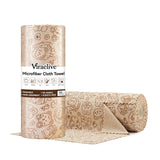 Viraelive Microfiber Cleaning Cloth Roll, 50 Pack, Brown Bear, 12inchx12inch