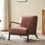Meeyar Accent Chair Living Room Chairs Comfy Armchair Mid Century Modern Lounge Reading Chair Arms Chairs for Home Bedroom, Offi