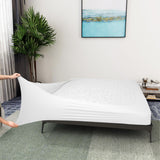 ALYVIA SPRING Twin Box Spring Cover Jersey Knit Stretchy, White
