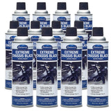Eastwood Extreme Chassis Black Satin Aerosol Spray Paint | Car and Truck Chassis Frame Paint | Black 14oz Aerosol | 12 Pack