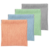 ISKYBOB 4Pcs Pouchic Snap Closure Organizer Pouches, Small Makeup Bag for Purse, Portable Lambskin Pocket Cosmetic Bag Squeeze T
