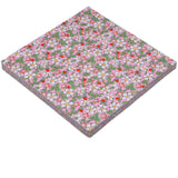 Nodsaw 42 pcs 10x10 Colorful Bright Pastel Spring Floral Printed Cotton Fabric Squares for Baby Girl, Layer Cake Fabric for Quil