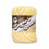 Lily Sugar N Cream The Original Ombre Yarn, 2oz, Gauge 4 Medium, 100% Cotton, Daisy Machine Wash & Dry
