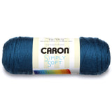 Caron H970039759 Simply Soft Solids Yarn (4) Medium Gauge 100% Acrylic - 6 oz - Blue - Machine Wash & Dry