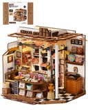 ROBOTIME DIY Miniature House Kit, Tiny House Building Kits,Mini Wooden Furniture Kit for Adults, Dollhouse for Birthday Christma