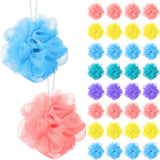 Sunnyray 200 Pcs Loofahs Bulk Bath Sponge Shower Luffas Exfoliating Body Scrubber Packs Soft Mesh Loofahs Balls Travel Cleaning