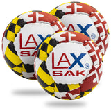 Lax Sak Soft Practice Lacrosse Balls - Same Weight & Size as a Regulation Lacrosse Balls, Great for Indoor & Outdoor Practices,