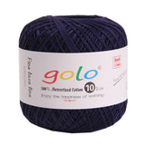 golo Crochet Thread for Knitting Dark Blue Tatting Yarn 335