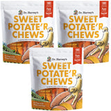 Dr. Harvey's Sweet Potato Chews for Dogs, Dog Treats for Small, Medium, Large Dogs, Natural Dog Snacks for Training, Healthy Tee